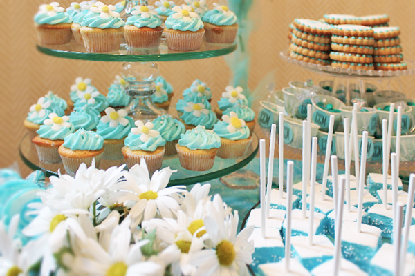 dessert table